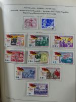 SBZ/DDR gestempelt und mit Falz besammelt im Schaubek-Album #MA204