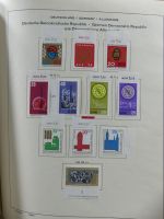 SBZ/DDR gestempelt und mit Falz besammelt im Schaubek-Album #MA204