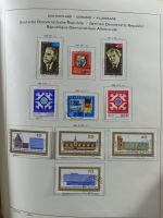 SBZ/DDR gestempelt und mit Falz besammelt im Schaubek-Album #MA204
