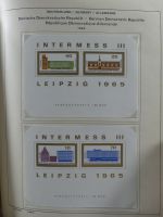 SBZ/DDR gestempelt und mit Falz besammelt im Schaubek-Album #MA204