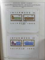 SBZ/DDR gestempelt und mit Falz besammelt im Schaubek-Album #MA204