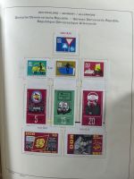 SBZ/DDR gestempelt und mit Falz besammelt im Schaubek-Album #MA204