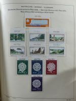 SBZ/DDR gestempelt und mit Falz besammelt im Schaubek-Album #MA204