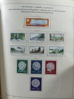 SBZ/DDR gestempelt und mit Falz besammelt im Schaubek-Album #MA204