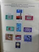 SBZ/DDR gestempelt und mit Falz besammelt im Schaubek-Album #MA204