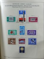 SBZ/DDR gestempelt und mit Falz besammelt im Schaubek-Album #MA204