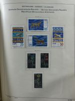 SBZ/DDR gestempelt und mit Falz besammelt im Schaubek-Album #MA204