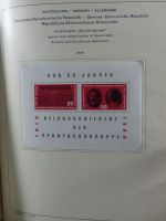 SBZ/DDR gestempelt und mit Falz besammelt im Schaubek-Album #MA204