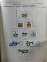 SBZ/DDR gestempelt und mit Falz besammelt im Schaubek-Album #MA204