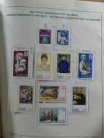 SBZ/DDR gestempelt und mit Falz besammelt im Schaubek-Album #MA204