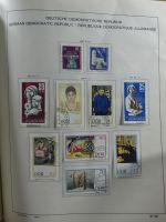 SBZ/DDR gestempelt und mit Falz besammelt im Schaubek-Album #MA204