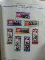 SBZ/DDR gestempelt und mit Falz besammelt im Schaubek-Album #MA204