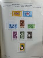 SBZ/DDR gestempelt und mit Falz besammelt im Schaubek-Album #MA204