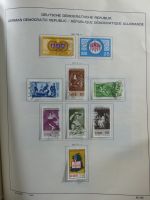 SBZ/DDR gestempelt und mit Falz besammelt im Schaubek-Album #MA204