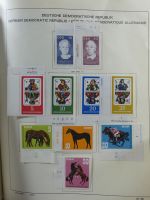 SBZ/DDR gestempelt und mit Falz besammelt im Schaubek-Album #MA204