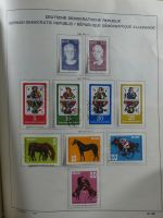 SBZ/DDR gestempelt und mit Falz besammelt im Schaubek-Album #MA204