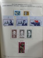 SBZ/DDR gestempelt und mit Falz besammelt im Schaubek-Album #MA204