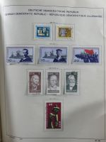 SBZ/DDR gestempelt und mit Falz besammelt im Schaubek-Album #MA204