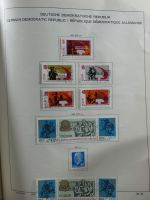 SBZ/DDR gestempelt und mit Falz besammelt im Schaubek-Album #MA204