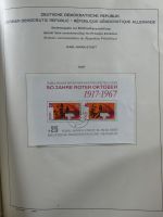 SBZ/DDR gestempelt und mit Falz besammelt im Schaubek-Album #MA204