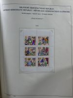 SBZ/DDR gestempelt und mit Falz besammelt im Schaubek-Album #MA204