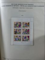 SBZ/DDR gestempelt und mit Falz besammelt im Schaubek-Album #MA204