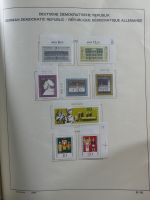SBZ/DDR gestempelt und mit Falz besammelt im Schaubek-Album #MA204