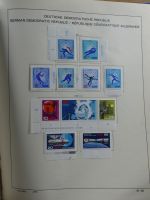 SBZ/DDR gestempelt und mit Falz besammelt im Schaubek-Album #MA204