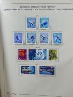 SBZ/DDR gestempelt und mit Falz besammelt im Schaubek-Album #MA204