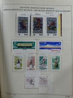 SBZ/DDR gestempelt und mit Falz besammelt im Schaubek-Album #MA204