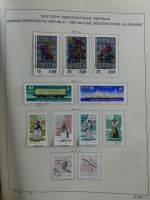 SBZ/DDR gestempelt und mit Falz besammelt im Schaubek-Album #MA204