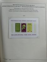 SBZ/DDR gestempelt und mit Falz besammelt im Schaubek-Album #MA204