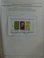 SBZ/DDR gestempelt und mit Falz besammelt im Schaubek-Album #MA204