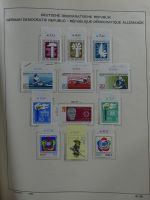 SBZ/DDR gestempelt und mit Falz besammelt im Schaubek-Album #MA204