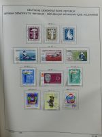 SBZ/DDR gestempelt und mit Falz besammelt im Schaubek-Album #MA204