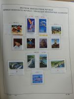 SBZ/DDR gestempelt und mit Falz besammelt im Schaubek-Album #MA204