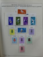 SBZ/DDR gestempelt und mit Falz besammelt im Schaubek-Album #MA204