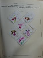 SBZ/DDR gestempelt und mit Falz besammelt im Schaubek-Album #MA204