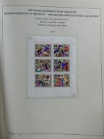 SBZ/DDR gestempelt und mit Falz besammelt im Schaubek-Album #MA204