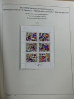 SBZ/DDR gestempelt und mit Falz besammelt im Schaubek-Album #MA204