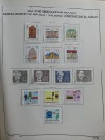 SBZ/DDR gestempelt und mit Falz besammelt im Schaubek-Album #MA204