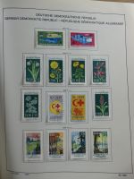 SBZ/DDR gestempelt und mit Falz besammelt im Schaubek-Album #MA204