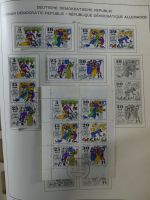 SBZ/DDR gestempelt und mit Falz besammelt im Schaubek-Album #MA204