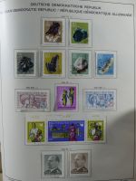 SBZ/DDR gestempelt und mit Falz besammelt im Schaubek-Album #MA204