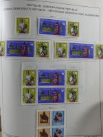 SBZ/DDR gestempelt und mit Falz besammelt im Schaubek-Album #MA204