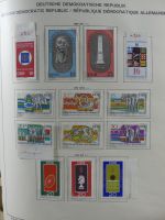 SBZ/DDR gestempelt und mit Falz besammelt im Schaubek-Album #MA204