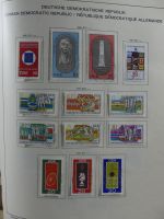 SBZ/DDR gestempelt und mit Falz besammelt im Schaubek-Album #MA204