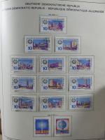 SBZ/DDR gestempelt und mit Falz besammelt im Schaubek-Album #MA204