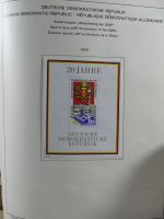 SBZ/DDR gestempelt und mit Falz besammelt im Schaubek-Album #MA204