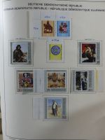 SBZ/DDR gestempelt und mit Falz besammelt im Schaubek-Album #MA204
